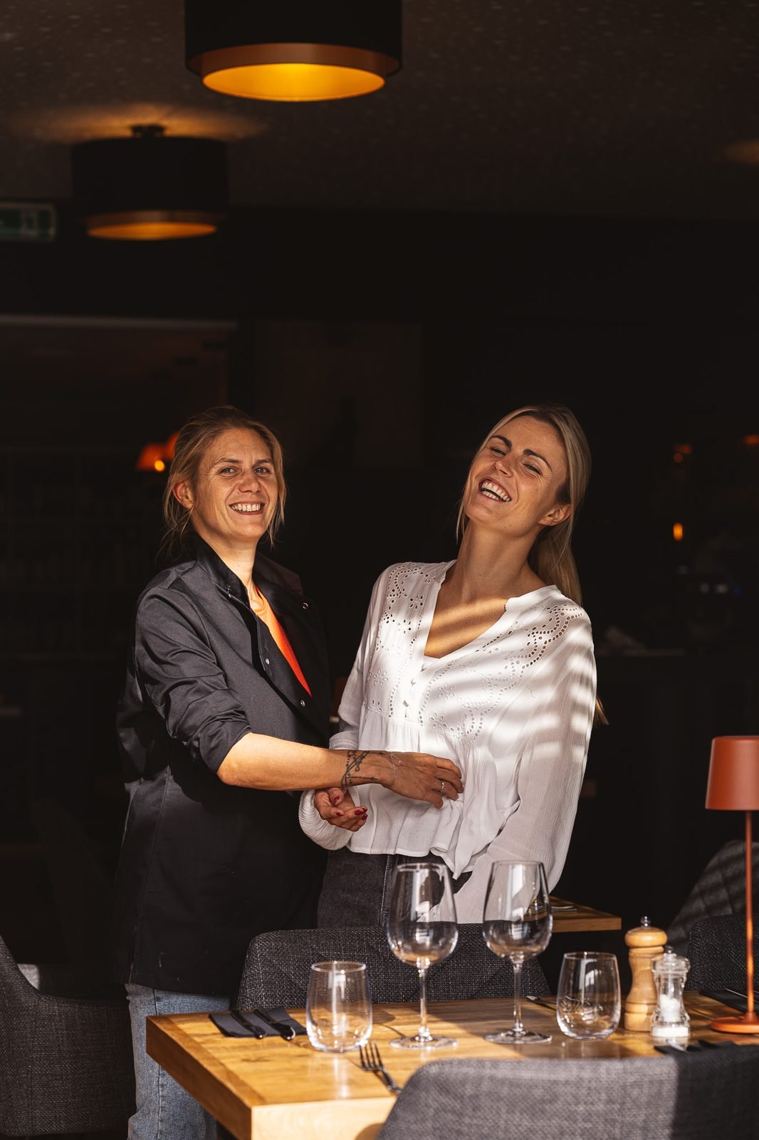 Les patronnes des Filles en Toques, brasserie à Nivelles