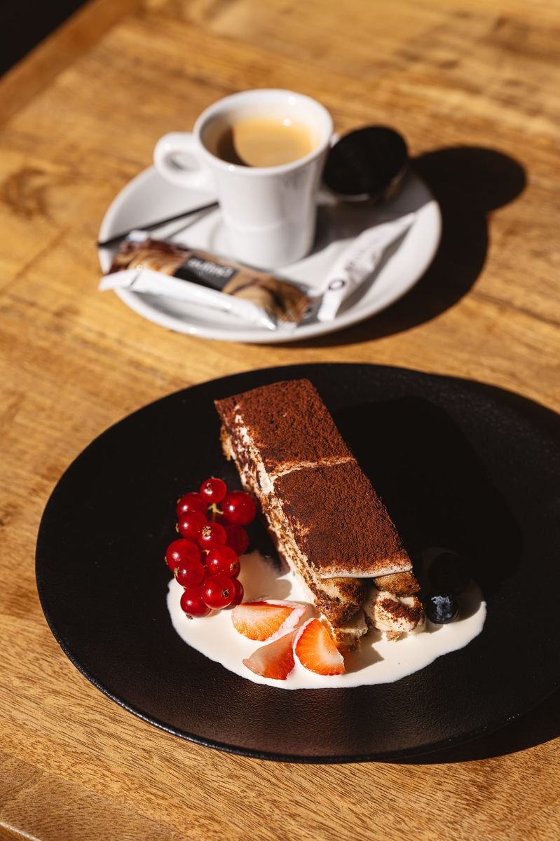 Dessert maison et café